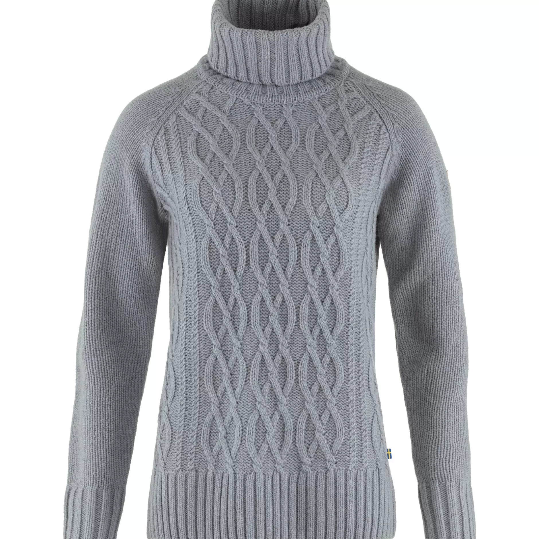 Women Fjällräven Övik Cable Knit Roller Neck W