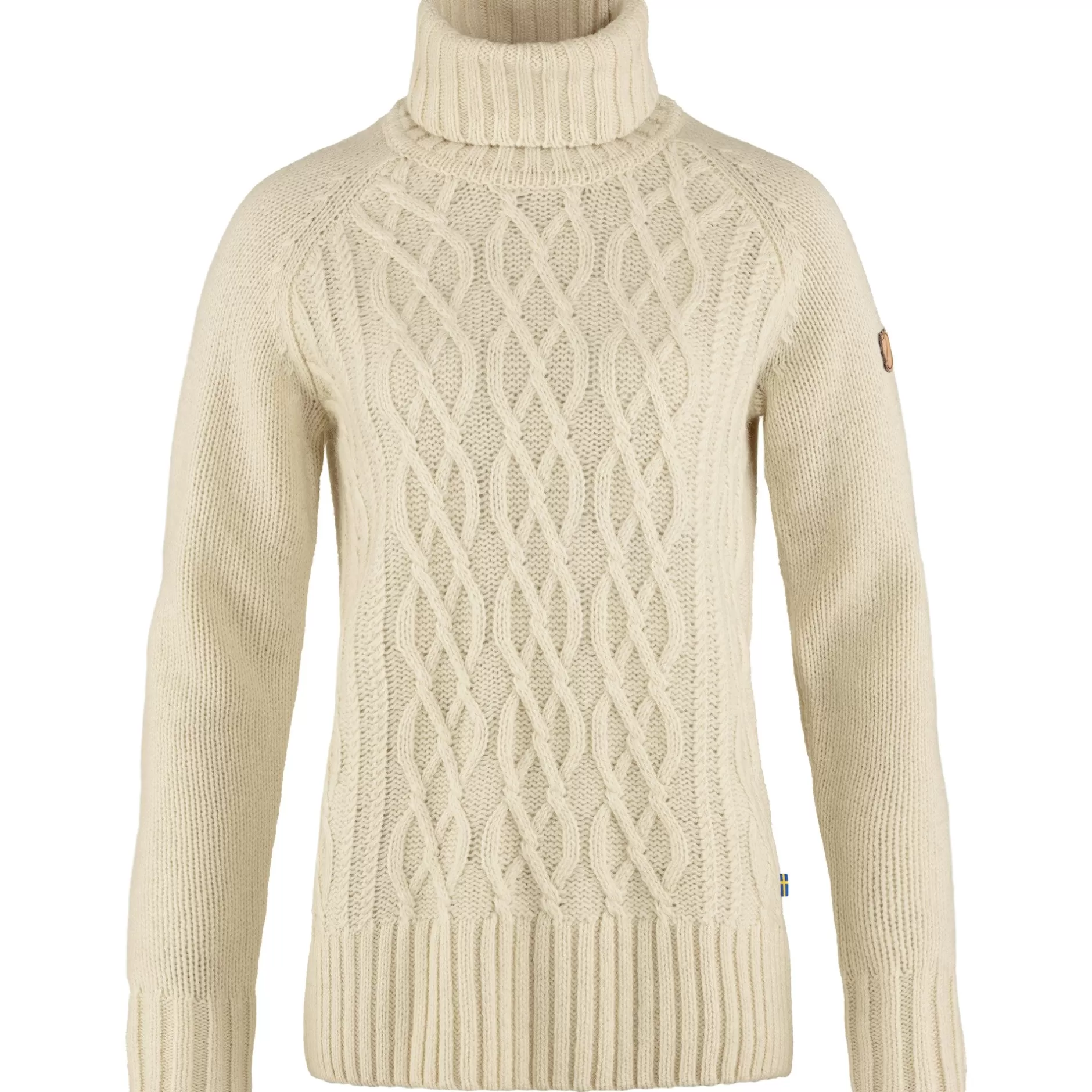 Women Fjällräven Övik Cable Knit Roller Neck W