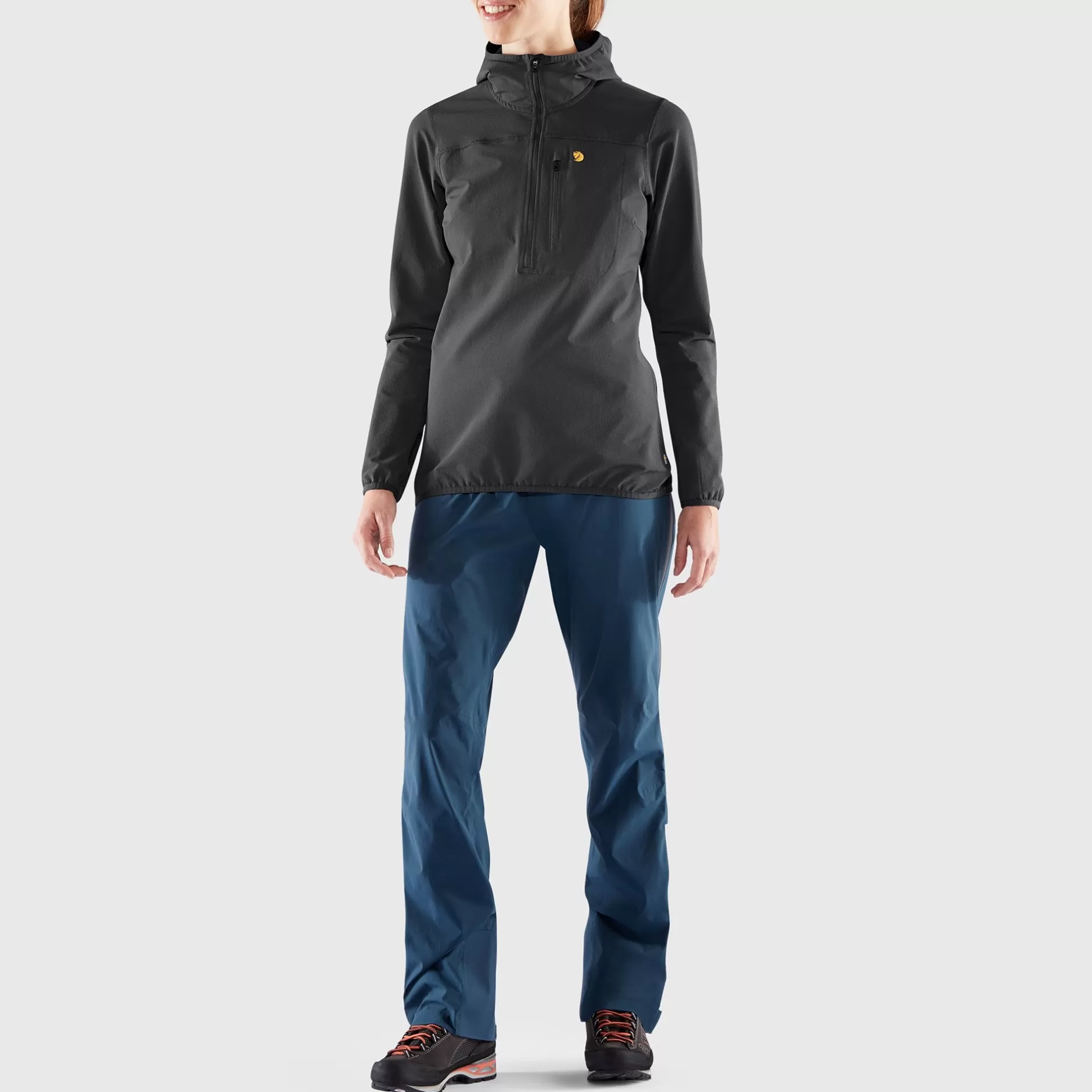 Women Fjällräven Bergtagen Stretch Half Zip W