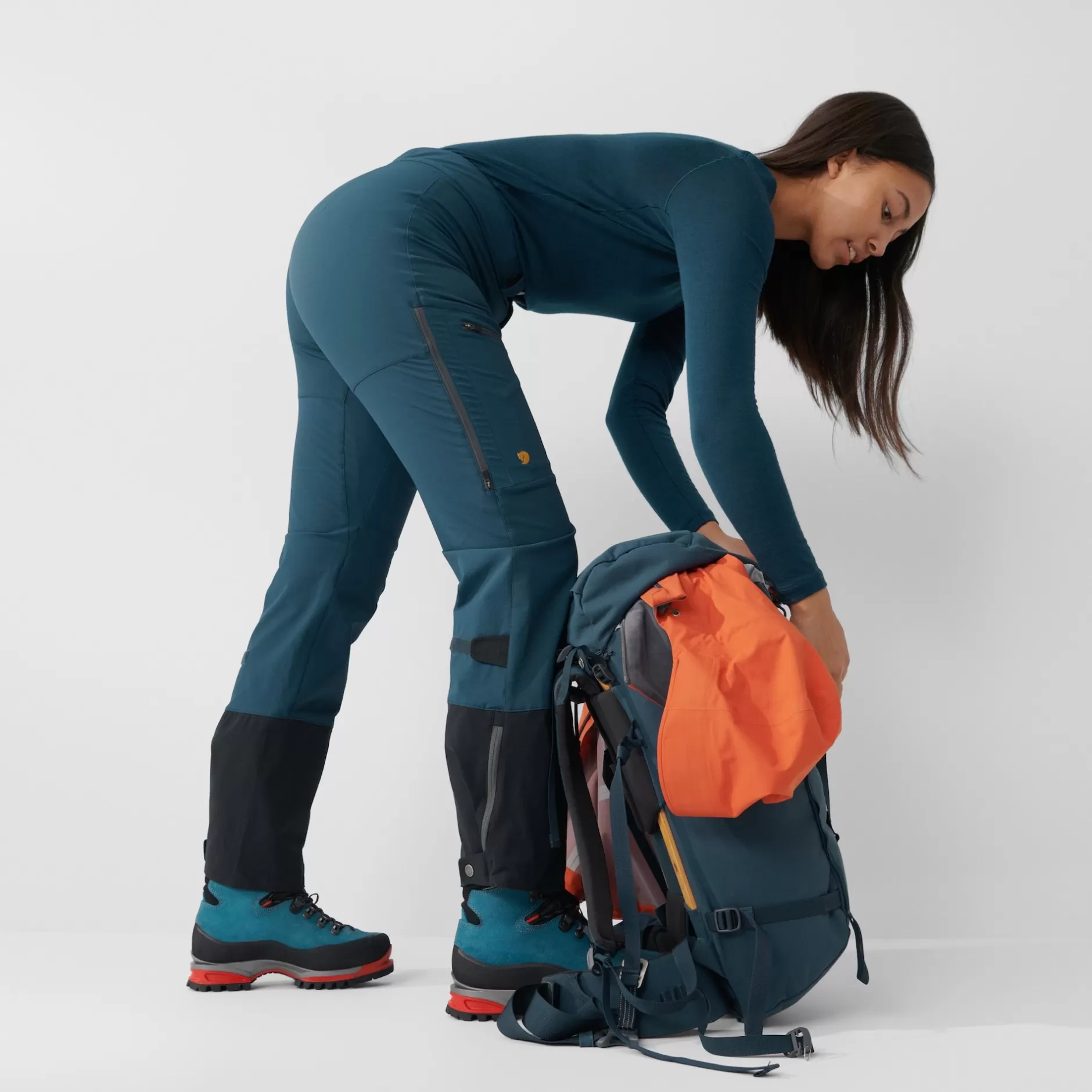 Women Fjällräven Bergtagen Touring Trousers W
