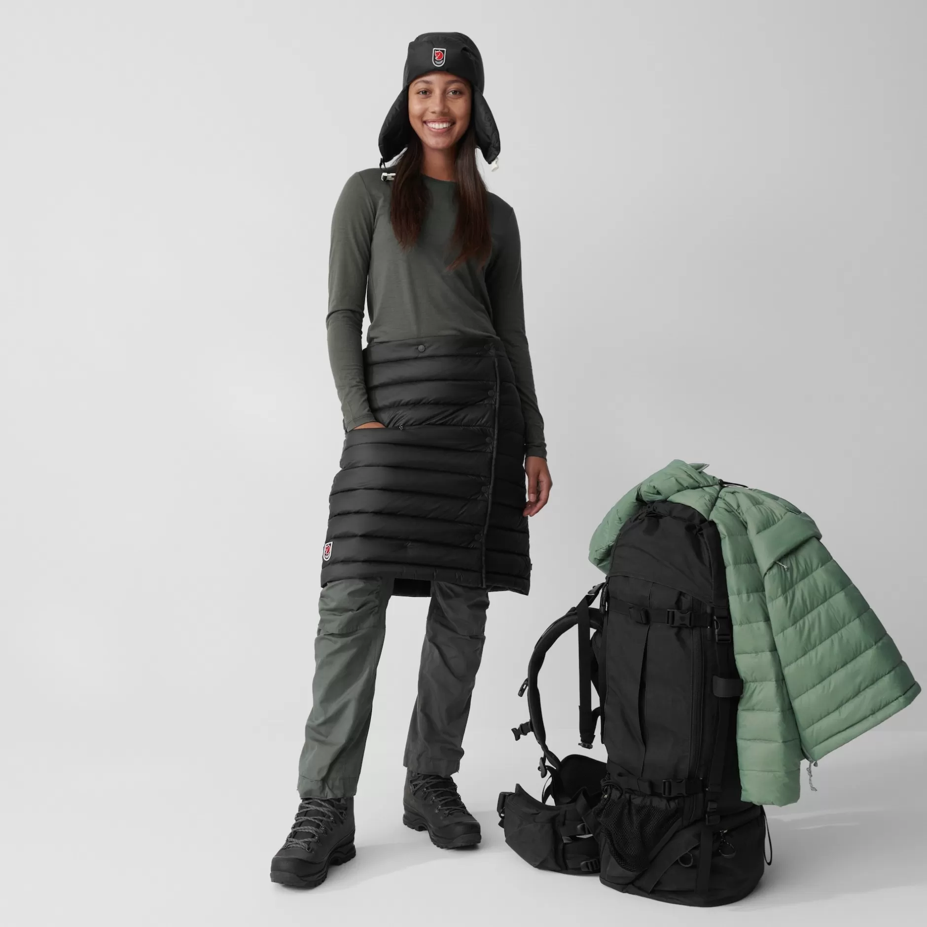 Women Fjällräven Expedition Pack Down Skirt